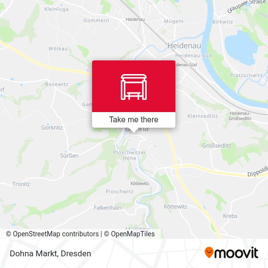 Карта Dohna Markt