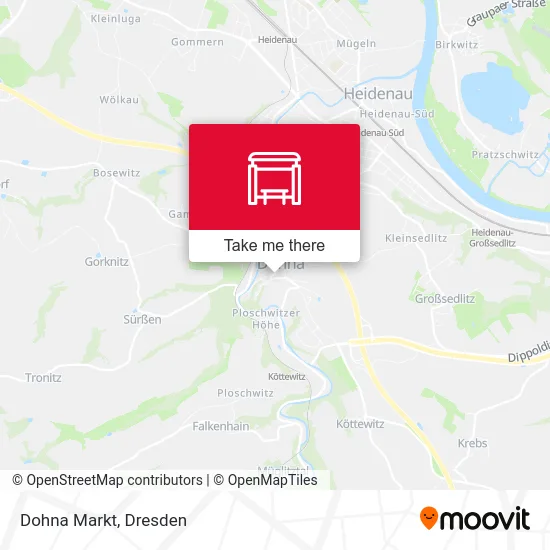 Карта Dohna Markt