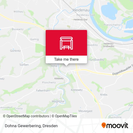Карта Dohna Gewerbering