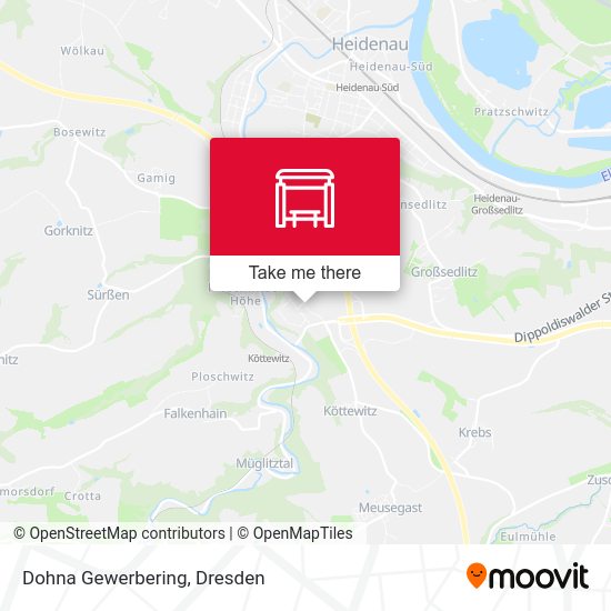 Карта Dohna Gewerbering