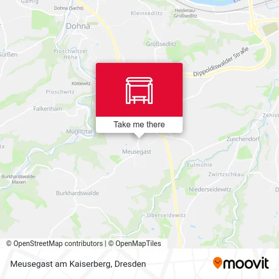 Карта Meusegast am Kaiserberg