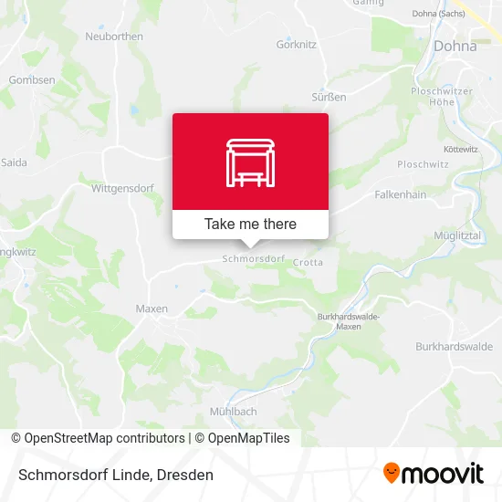 Карта Schmorsdorf Linde