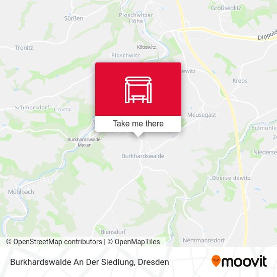 Карта Burkhardswalde An Der Siedlung