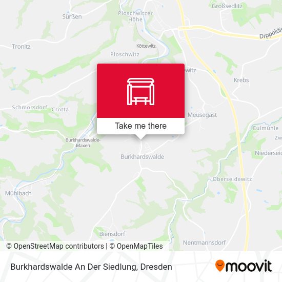 Карта Burkhardswalde An Der Siedlung