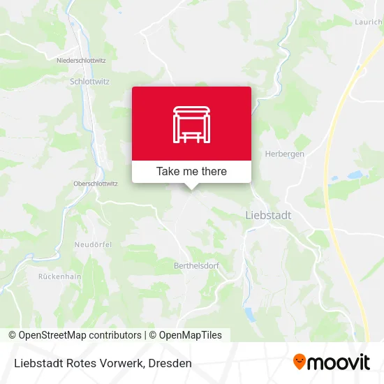 Карта Liebstadt Rotes Vorwerk
