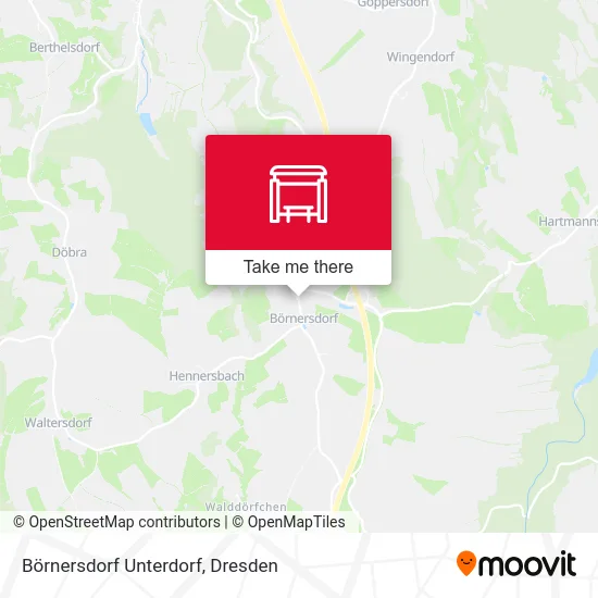 Карта Börnersdorf Unterdorf