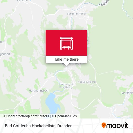 Карта Bad Gottleuba Hackebeilstr.