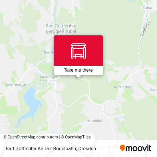 Карта Bad Gottleuba An Der Rodelbahn