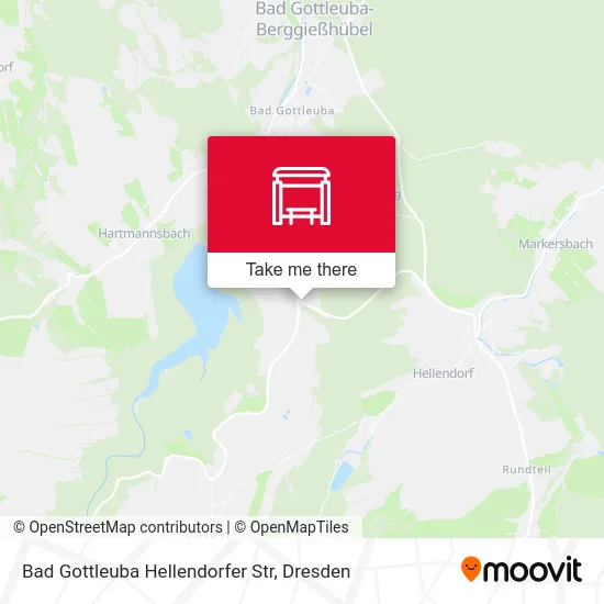 Карта Bad Gottleuba Hellendorfer Str