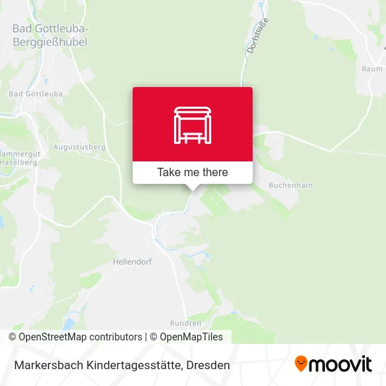 Карта Markersbach Kindertagesstätte