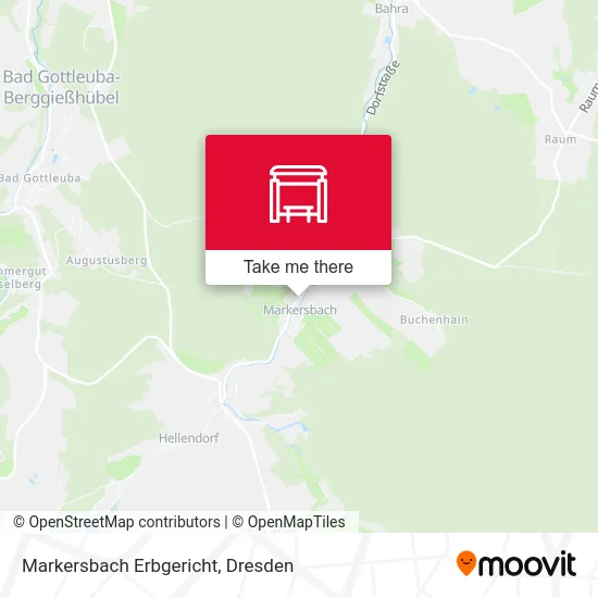 Карта Markersbach Erbgericht