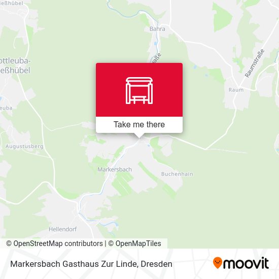 Карта Markersbach Gasthaus Zur Linde