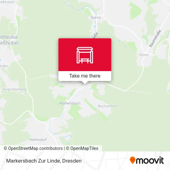 Карта Markersbach Zur Linde