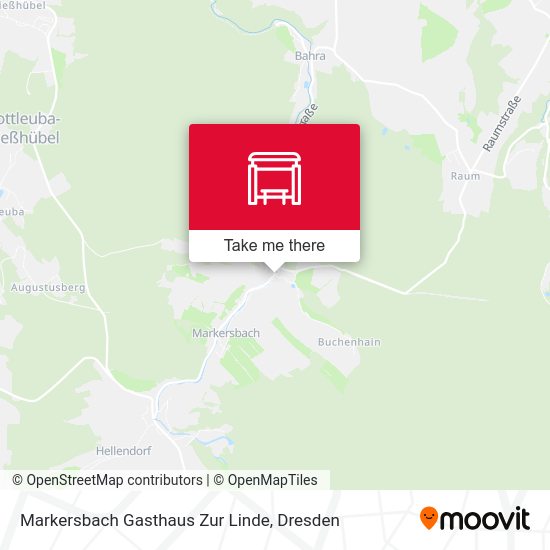 Карта Markersbach Gasthaus Zur Linde