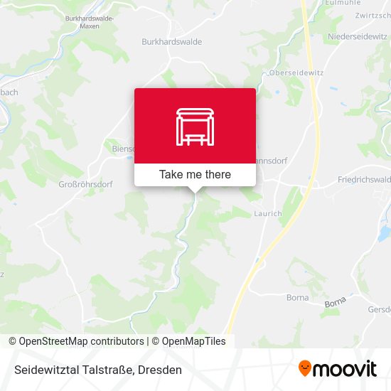 Карта Seidewitztal Talstraße