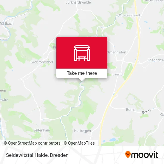 Карта Seidewitztal Halde