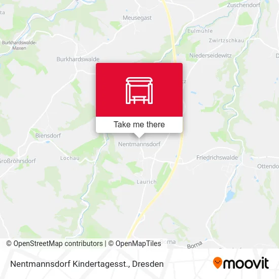 Карта Nentmannsdorf Kindertagesst.