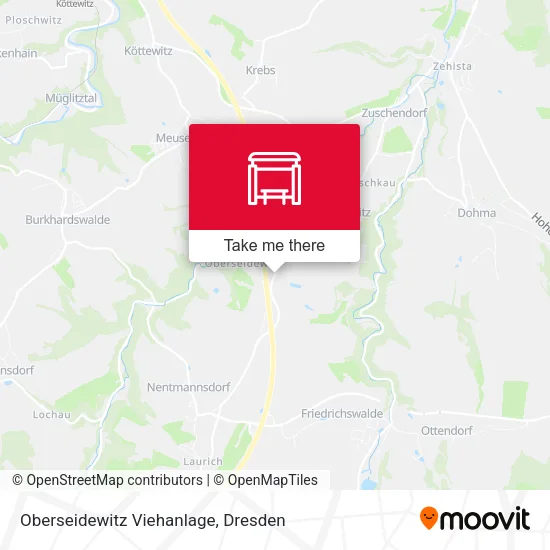 Карта Oberseidewitz Viehanlage