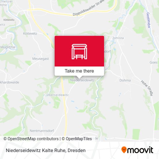 Карта Niederseidewitz Kalte Ruhe