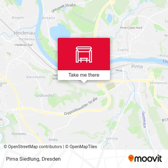 Карта Pirna Siedlung