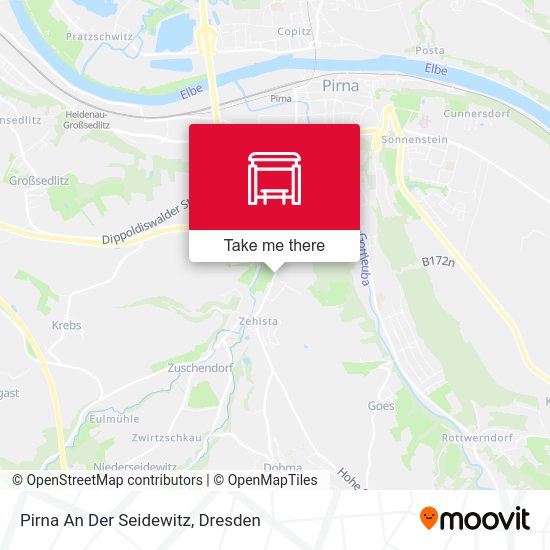Карта Pirna An Der Seidewitz