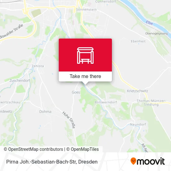Карта Pirna Joh.-Sebastian-Bach-Str