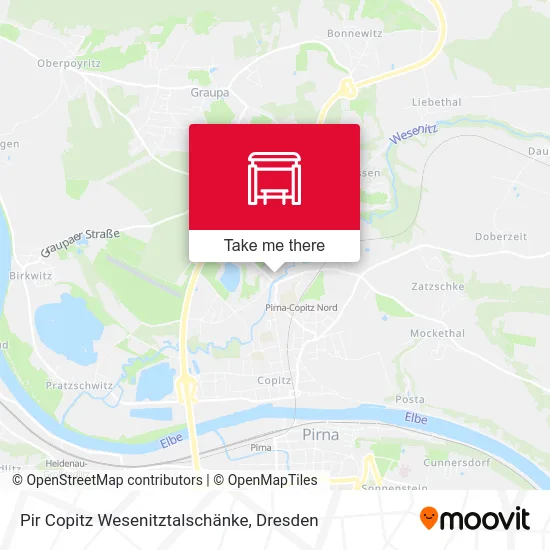 Карта Pir Copitz Wesenitztalschänke