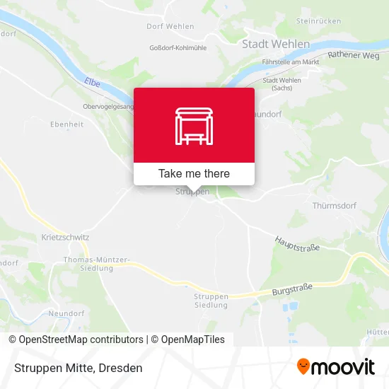 Карта Struppen Mitte