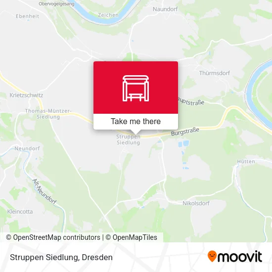 Карта Struppen Siedlung