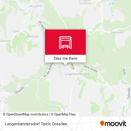 Карта Langenhennersdorf Teich