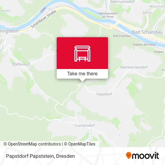 Карта Papstdorf Papststein