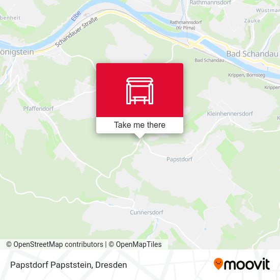 Карта Papstdorf Papststein