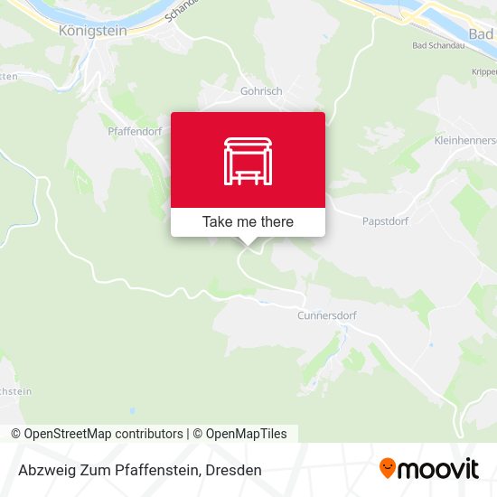 Карта Abzweig Zum Pfaffenstein