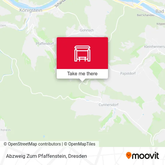Карта Abzweig Zum Pfaffenstein