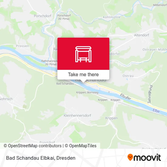 Карта Bad Schandau Elbkai