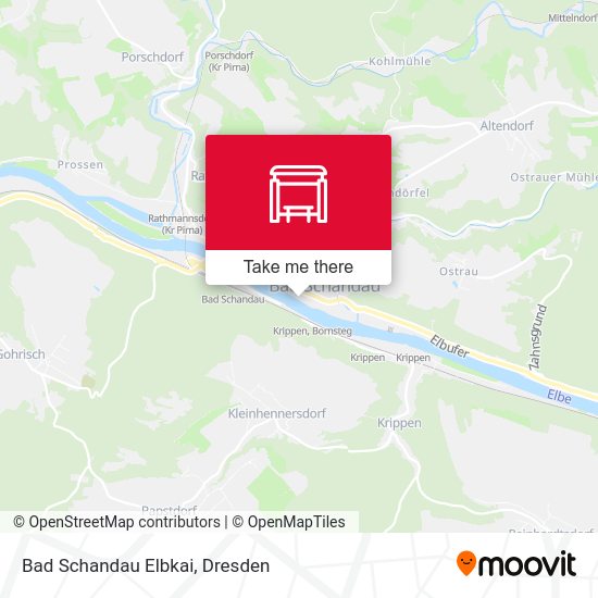 Карта Bad Schandau Elbkai