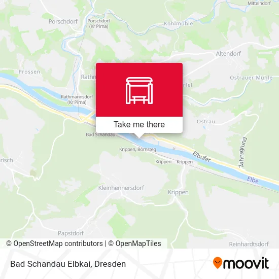 Карта Bad Schandau Elbkai