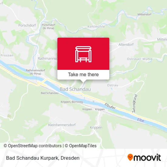 Карта Bad Schandau Kurpark