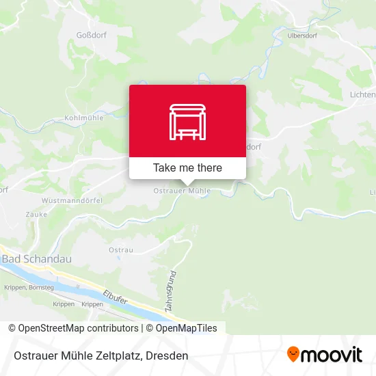 Карта Ostrauer Mühle Zeltplatz