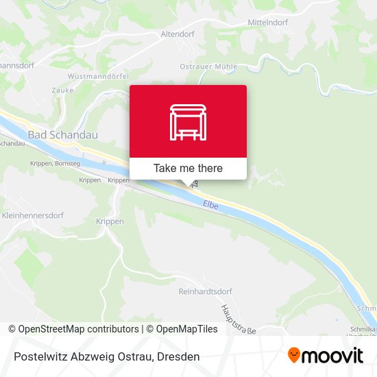 Карта Postelwitz Abzweig Ostrau