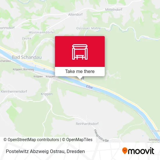Карта Postelwitz Abzweig Ostrau
