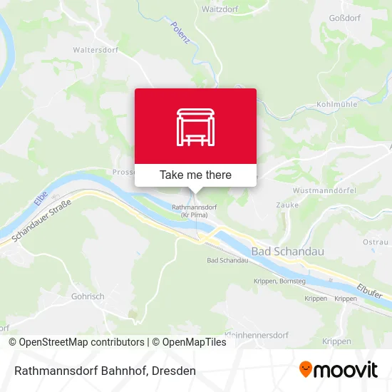 Rathmannsdorf Bahnhof map