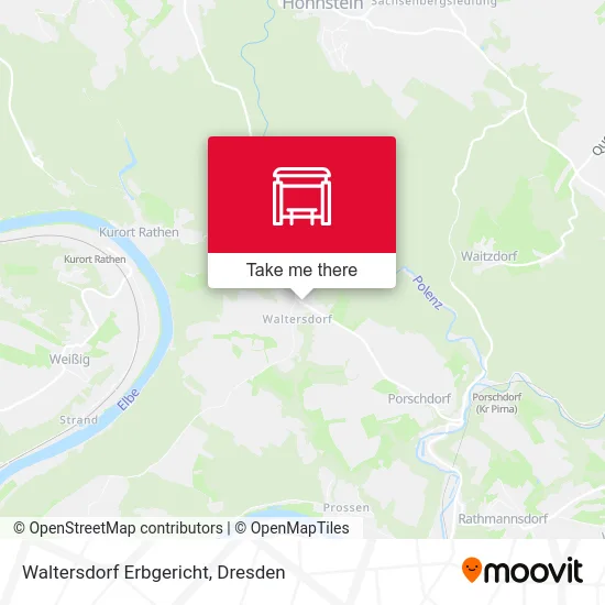 Карта Waltersdorf Erbgericht