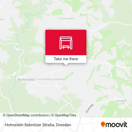Карта Hohnstein Sebnitzer Straße