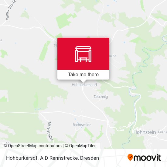Карта Hohburkersdf. A D Rennstrecke