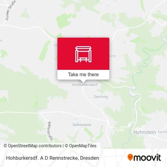 Карта Hohburkersdf. A D Rennstrecke