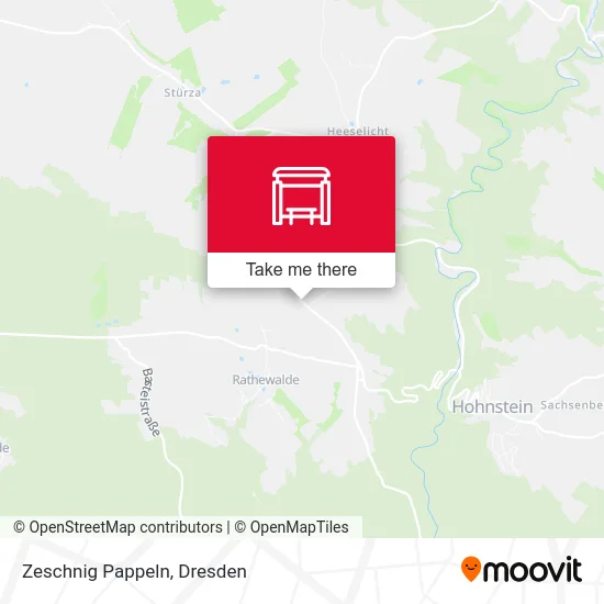Карта Zeschnig Pappeln