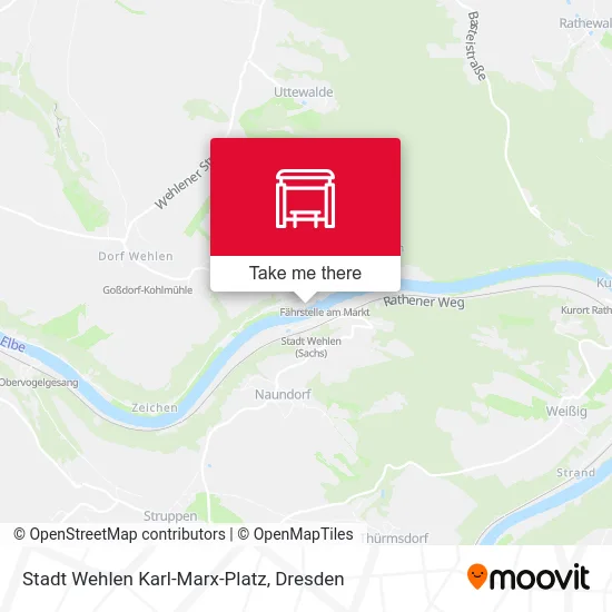 Карта Stadt Wehlen Karl-Marx-Platz