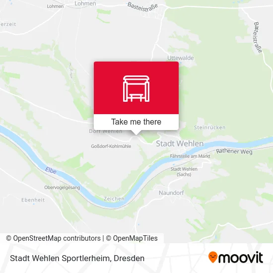 Карта Stadt Wehlen Sportlerheim