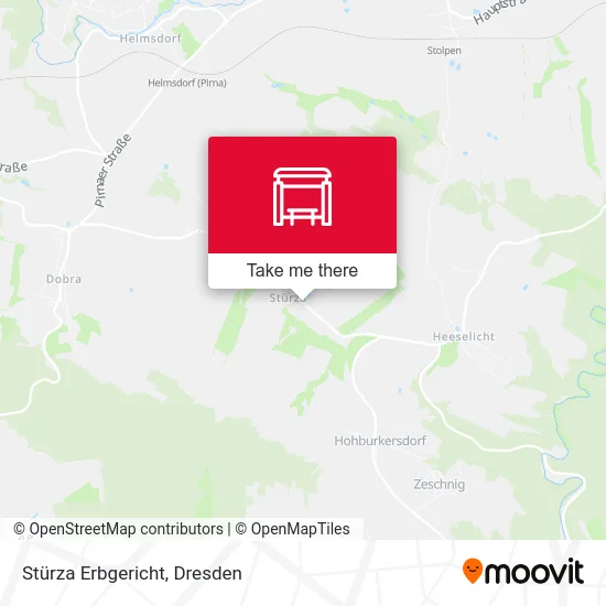 Карта Stürza Erbgericht